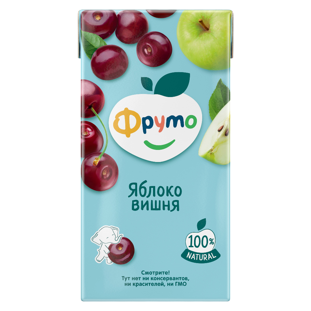 Нектар «Фруто» из яблок и вишни