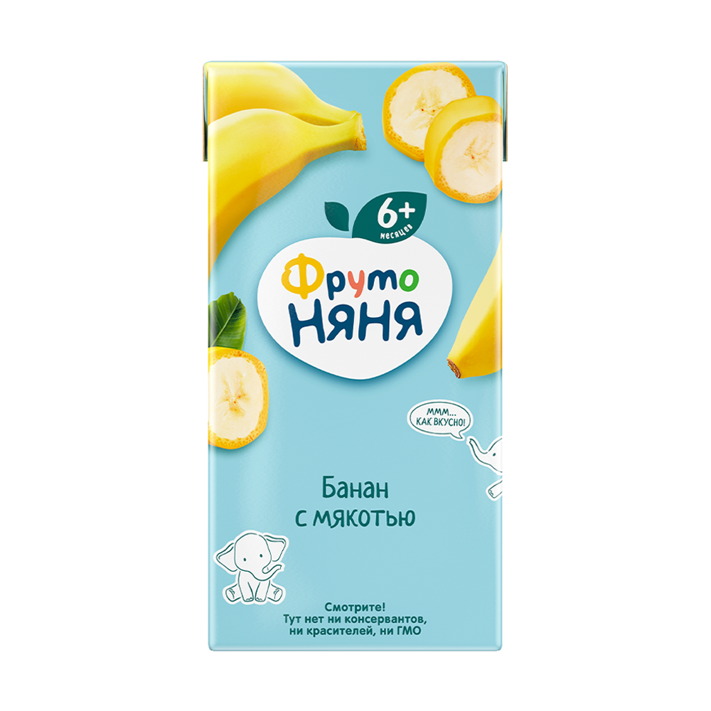 Нектар из бананов с мякотью