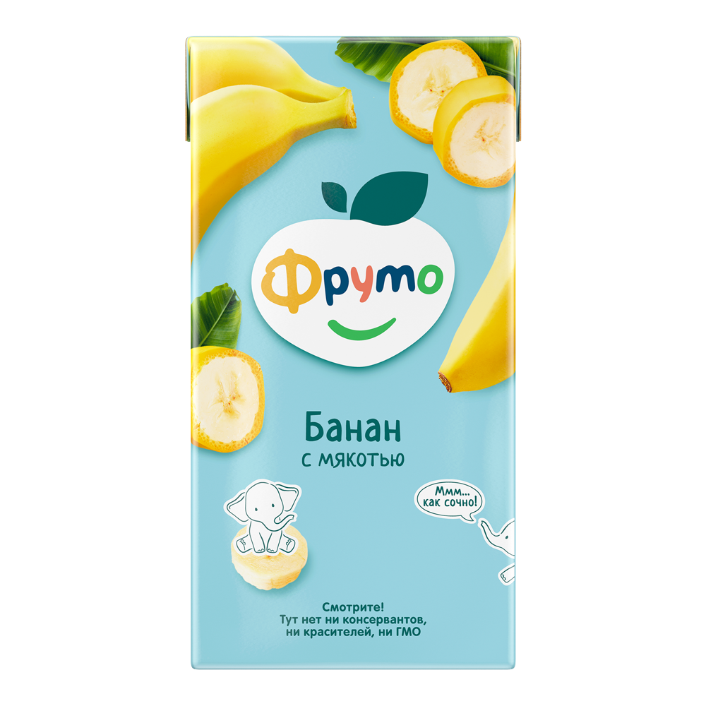 Нектар из бананов с мякотью