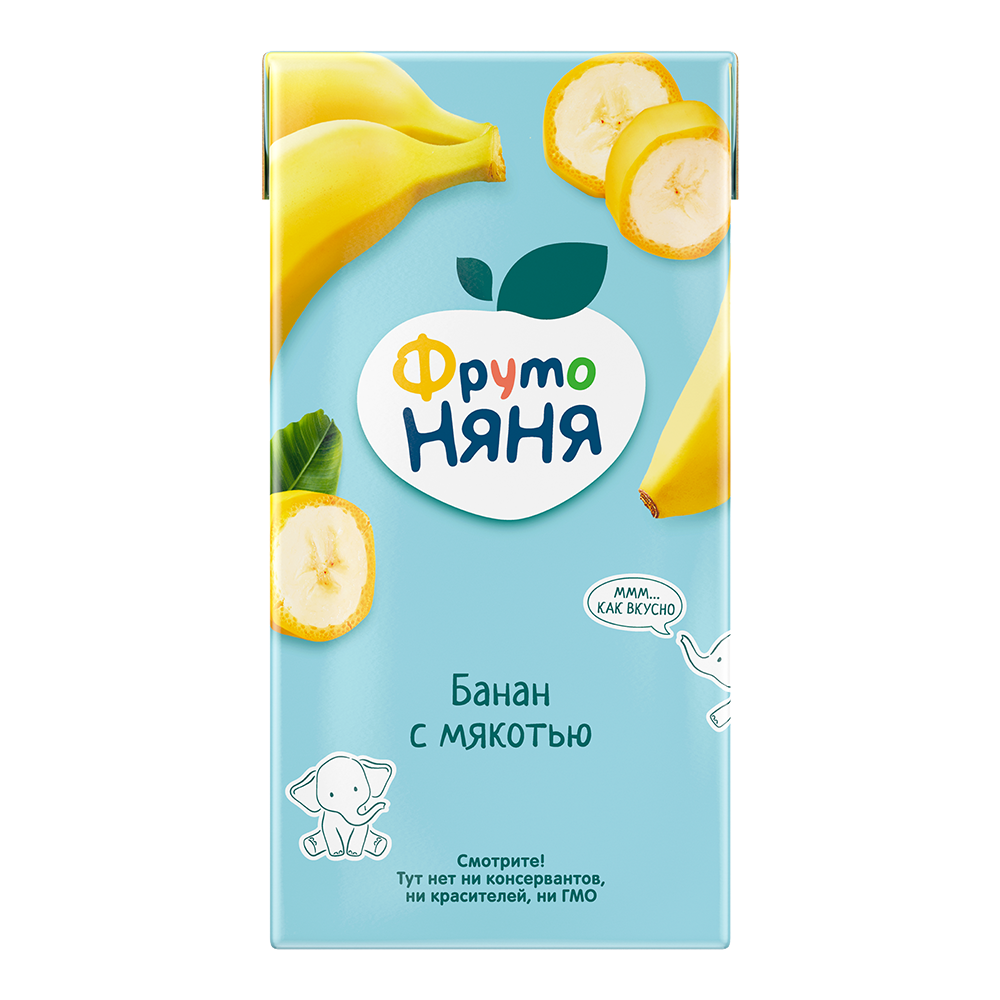 Нектар из бананов с мякотью