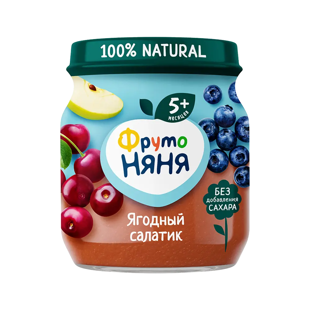 Пюре «Ягодный салатик», 100 г