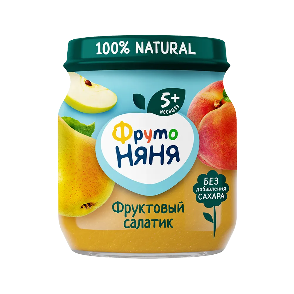 Пюре «Фруктовый салатик», 100 г