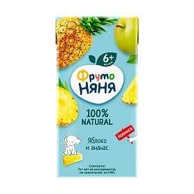 Нектар из яблок и ананасов