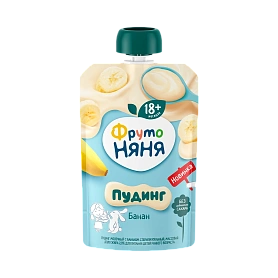 Молочный пудинг с бананом